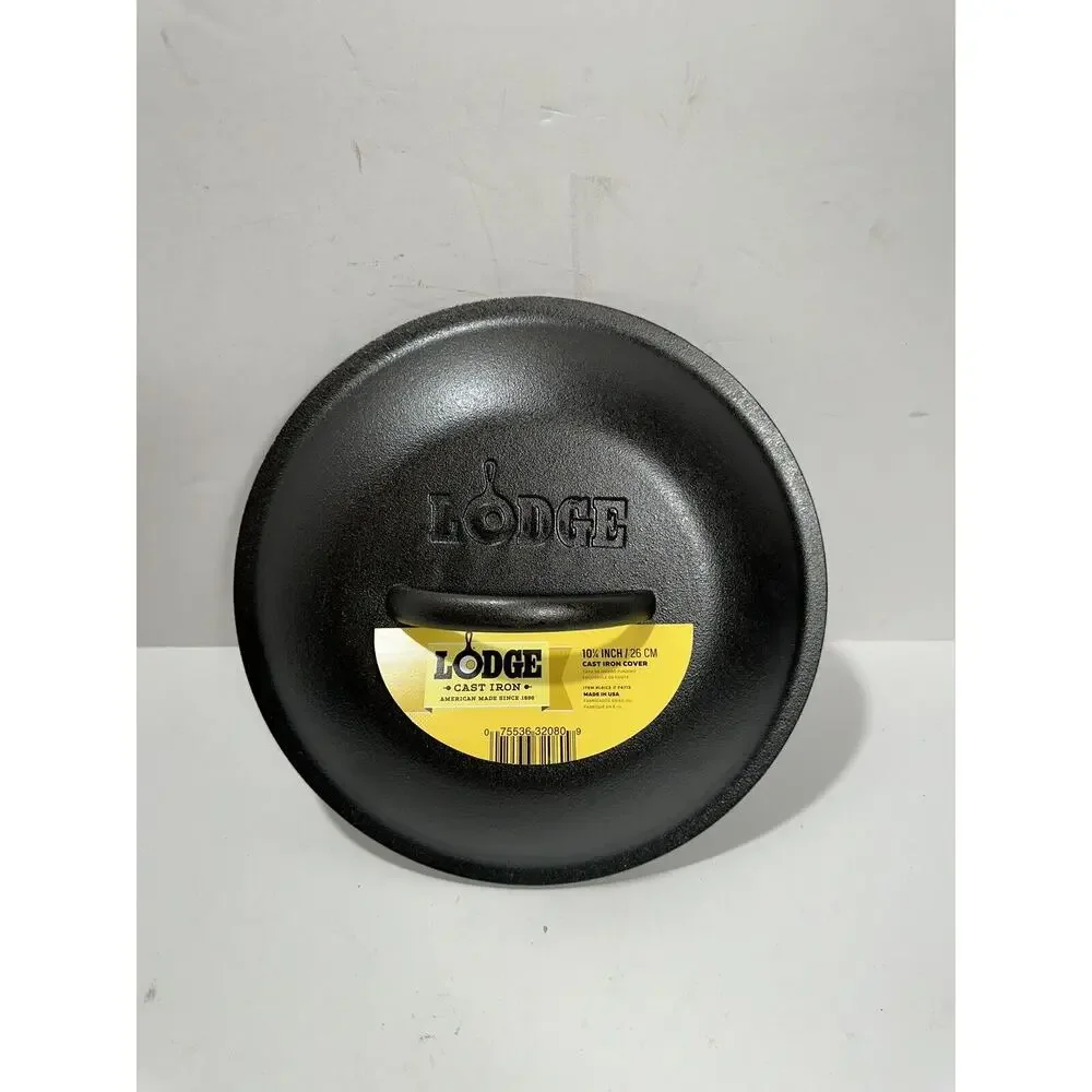 Lodge Cast Iron Cover Lid 10 1/4 Inch Made In USA L81C3 | F4713) Round Brand New